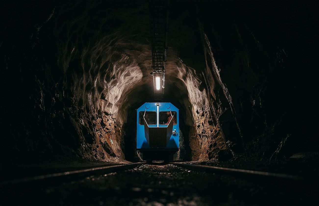 Gaustabanen Blå Liten