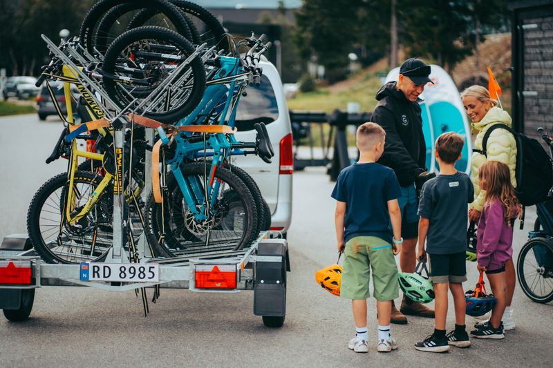 Sykkel Shuttle Sykling Liten Redigert