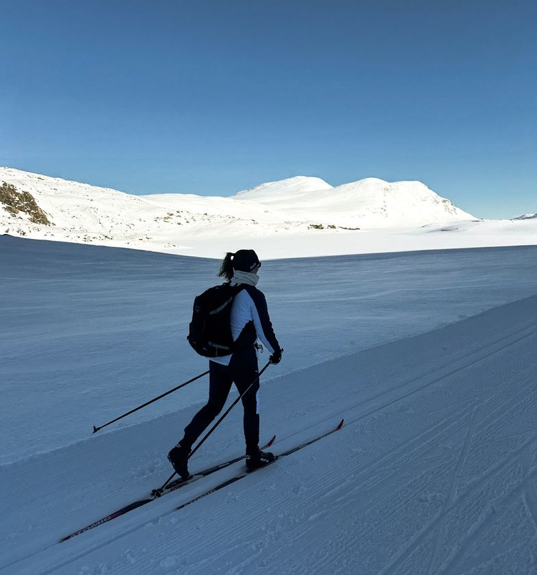 Langrenn Blå 23 Ski vinter 